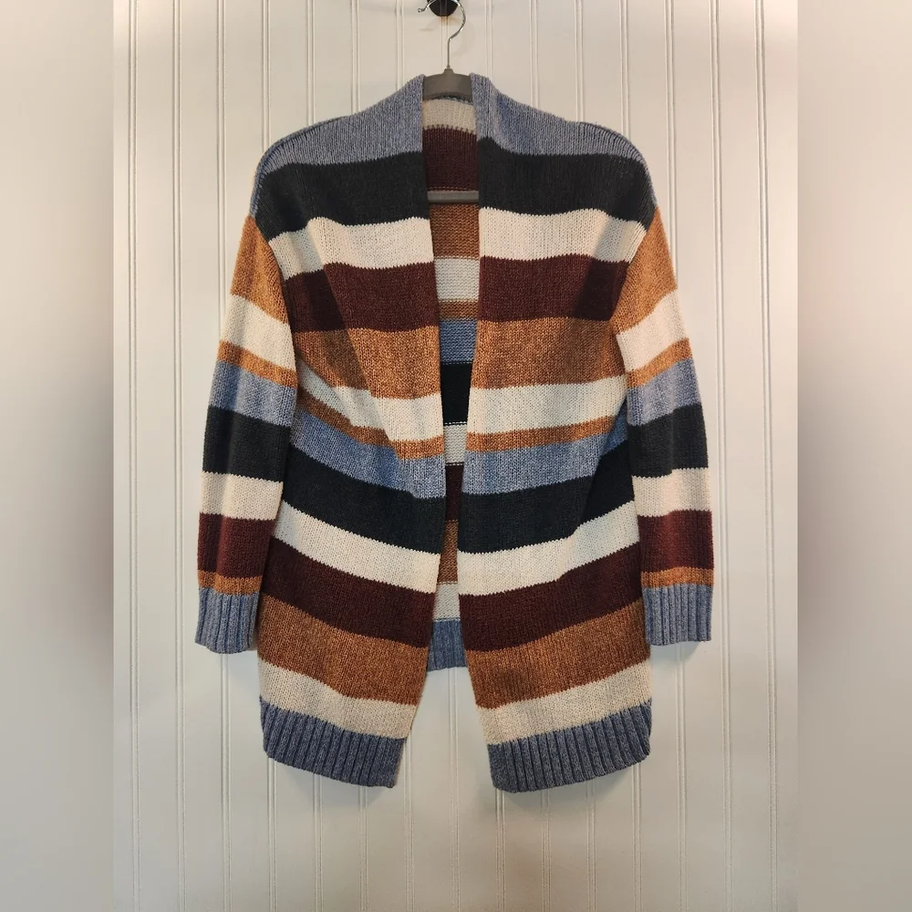 American Eagle Women's Multicolor Open Cardigan Sweater Size XS/S 3/4 Sleeve...‎